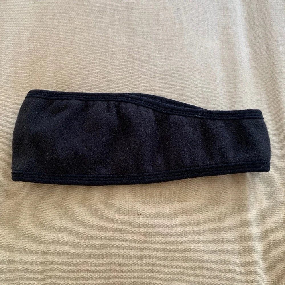 REI Black Fleece Headband Ear‎ Warmer One Size Contoured Cold Weather Gorpcore